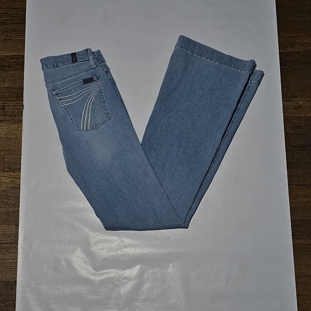 7 for all mankind dojo b(air) jeans size 28